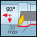 Not. 35° romb, pristop 93°