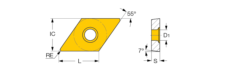 DCMT 11T304-SM IC8250